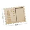 Accesorios de Imán de Refrigerador de Madera Emblemáticos, Patrón de Grabado Láser de Imán de Refrigerador de Atracción, Accesorios de Marco de Madera Hechos a Mano Creativos