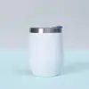 Transfronterizo Nuevo Taza Huevo 12oz Termo Acero Inoxidable 304 Mini Forma de U Taza Huevo Portátil Taza de Agua para Coche