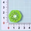 Rodajas de Fruta de Sandía Kiwi Simuladas Juguetes de Comida de Resina Accesorios para Joyería DIY Pasador Llavero Flor para Zapatos Material