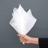 Embalagem de buquê cor sólida papel de algodão leite embalagem de flor de papel papel de forro semitransparente papel de embrulho floral à prova d'água espessado diy