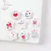 Contas de Animal Desenho Animado Fofo Acrílico Fosco Acessórios para Joias DIY Acessórios com Contas Pingente para Chaveiro Pacote de Materiais