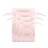 Bolsa Personalizable de Lujo para Ropa Interior, Bolsa Brillante de Satén de Seda para Joyería y Ropa, Bolsillo con Cordón Personalización