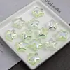 Dingyi Estrela da Sorte Transparente Acrílico Galvanizado de Alto Brilho Contas Soltas com Furo Estrela de Cinco Pontas Acessórios para Corrente de Celular DIY
