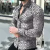 Moda Transfronteiriça 2023 Amazon Comércio Exterior Camisa Floral Masculina Casual Manga Longa Tamanho Grande Camisa Masculina