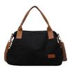 Bolsa de Lona Feminina 2025 Nova Tendência Ruiying Grande Capacidade Bolsa Transversal Bolsa de Mão Tote Bolsa de Ombro para Estudantes Ins