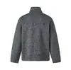 Ropa Vintage Yidao Otoño 2026 Nuevo Retro Americano Mezcla de Lana Estilo Old Money Perezoso Sudadera con Media Cremallera y Cuello Alto