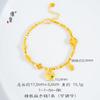 Joalheria Jin Yan pulseira de ouro com padrão martelado de ouro areia pulseira de ouro tuo feminina nova pulseira antiga de ouro quebrado de alta qualidade para namorada