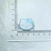 Cuadros de Purpurina Fina Dulces Accesorios de Acrílico Gato Kt Lazo Joyería DIY Pasador Decoración para Funda de Teléfono Zapatos con Agujero