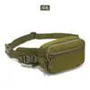 Bolsa de cintura tática, bolsa de cintura multifuncional para celular em tecido Oxford para atividades ao ar livre, bolsa de armazenamento para ciclismo e corrida, coldre oculto
