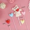 Día del Niño Decoración Feliz Pastel Pegamento Suave Helado Niños y Niñas Cumpleaños Abrazo Cubeta Copa de Ensueño Plug-in de Oso