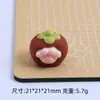 Patas de Gato 3D e Mangostão Desenho Animado DIY Feito à Mão Cola de Creme Resina Pequenos Acessórios Materiais para Presilha Venda por Atacado