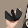 Presilha banana plissada de chifon, presilha vertical, presilha de garra de verão de alta qualidade, presilha para rabo de cavalo na nuca, presilha de cabelo elegante e delicada
