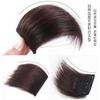 Venta al por mayor de fábrica almohadilla de cabello real postizo invisible esponjoso mini peluca de cabeza pieza de repuesto femenino engrosamiento en ambos lados del volumen del cabello