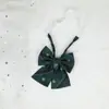 Flor Pluma Raíz Mango Largo Joker Escuela para Hjk Japonés Color Sólido Corbata de Moño Femenina Licencia Graduación Ropa Académica Rayado Estilo Campus
