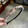 Diadema de Malla Brillante con Pedrería de Lujo para Verano 2026 para Mujeres, Elegante Accesorio para el Cabello en la Frente para Lavarse la Cara y Fijar el Cabello Suelto