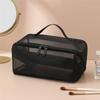 Bolsa de Almacenamiento de Malla Transparente de Gran Capacidad para Venta Caliente Transfronteriza Bolsa de Malla para Almohadas Bolsa de Malla para Maquillaje Bolsa de Lavado Portátil para Viajes