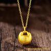 999 Gold Cherry Blossom Fortune Pingente 3D Hard Gold Penas de Ouro Colar das Mulheres Pingente Shake Explosões Indústria dos EUA Entrega de Presente