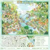 Adesivos de Paisagem em Miniatura para Journaling, Adesivos Decorativos 3D de Tamanho Grande, Dropshipping Disponível