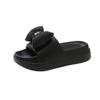 Sandalias de verano para mujer con suela gruesa de EVA y lazo, de alta gama, suaves y a la moda, combinables con todo.