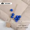 Materiales de Cuentas Pulidas Acrílicas Kit de Cuentas DIY Multicolor Hecho a Mano Cuentas Redondas de 10 mm Cuentas Sueltas Colgante de Bolsa Dulce
