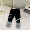 [Círculo de estrelas infantil] Roupas infantis da Coreia do Sul bebê menina azul filhote de cachorro suéter com capuz meias de pelo macio e encerado leggings terno