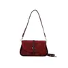 Bolso de Mano Retro de Moda con Temperamento para Mujer 2025 Nuevo Bolso de Hombro de Estilo Simple de Gama Alta Bolso Cruzado de Gran Capacidad
