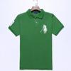 Ropa Polo para Hombre con Gran Logo de Caballo Bordado, Camiseta de Manga Corta, Polo de Manga Media para Golf para Hombre, Corte Holgado