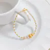 Pulsera Calada de Calabaza con Perla de Plata S925 Nalan, Exquisita, Sencilla, Moderna, Elegante, Joyería de Diseño Único S8791