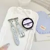 Adequado para Pulseira de Relógio Huawei Gt7 Sinal de Batimentos Cardíacos Gt5Watch6 Pulseira de Pulso Feminina de Couro com Aparência Sofisticada Leve Luxo