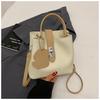 Bolsa de Cubo Portátil para Mujer Primavera/Verano 2026, Bolso Cruzado Versátil de Moda de Alta Calidad, Elegante Bolso de Hombro Único Transfronterizo para Mujer