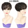 Parche de pelo para la cabeza peluca peluca pelo corto rizado maíz caliente madres de mediana edad y mayores cobertura del cabello cabello blanco parche de pelo al por mayor