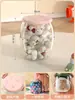 Cubo de Almacenamiento para Muñecas, Caja de Almacenamiento para Juguetes, Caja de Almacenamiento para Muñecos de Peluche, Taburete, Tubo Organizador Transparente