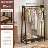Perchero de Pie para Dormitorio, Colgador de Ropa de Madera para el Hogar, Perchero Simple de Interior para Ropa y Sombreros, Estante de Almacenamiento