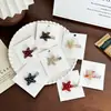 Joyería para el cabello Pasador coreano de ácido acético Estrella Pasador de estrella de cinco puntas Pasador lateral de temperamento Pasador para flequillo Pinza de pico de pato Pasador