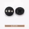Botones Metálicos Curvos en Forma de Diamante, Botones para Camisa, Botones para Tejido de Suéter, Botones, Accesorios de Ropa Jin Da