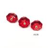 Botão de cor de doces DIY pulseira pingente imitação de jade botão de lótus de vidro novo botão cheongsam camisa chinesa