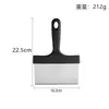 Set de Herramientas de Pala Sartén Espátula para Hornear Cocina Hogar Acero Inoxidable Espátula para Barbacoa Utensilios de Cocina Bistec Teppanyaki