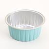 Caja Redonda de Papel de Aluminio 125Mi Taza de Papel de Aluminio Horneado de Pastel de Huevo Flan Postre de Nieve Pan