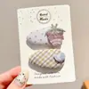 Lindos pasadores de tela de dibujos animados para niños, pinzas laterales para flequillo de niñas, accesorios para el cabello para niñas pequeñas y bebés, pasadores pequeños