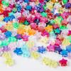 Cuentas acrílicas de estrella de amor perforadas, transparentes, de colores mixtos, AB, para pulseras, pendientes, accesorios de joyería, cuentas sueltas.
