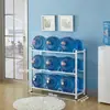 Estante para Cubetas Estante Grande para Almacenamiento de Agua Mineral en Cubetas Dispensador de Agua para Oficina Soporte para Agua Pura Estante para Almacenamiento de Agua Embotellada