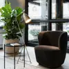 Lámpara de pie de diseño posmoderno estilo nórdico simple con trípode de hierro forjado para estudio, sala de estar, dormitorio, lámpara de pie decorativa