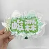 Etiquetas de Animación de Doble Carácter Cp Set de 28 Piezas DIY Hecho a Mano Creativo Adornos Colgantes Reflectantes Tejido No Tejido Productos Terminados Diseños Lindos de Celebridades