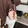 Bolsa Cruzada para Teléfono Estilo Coreano Linda Nueva Colección Primavera/Verano 2025 Bolso de Hombro Cruzado Colorido con Patrón de Lichi Bolso de Mano Pequeño