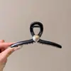 Pinza de Garra de Acrílico Estilo Coreano para Mujer 2025 Nuevo Tamaño Grande para Cabello Grueso, Pinza de Tiburón de Gama Alta para la Parte Posterior de la Cabeza