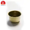 Portalámparas E27, Base para Lámpara de Mesa, Portalámparas Afilado de Hierro Forjado, Lámpara de Techo, Portalámparas Metálico con Borde Invertido, Cabezal de Lámpara, Carcasa Semi-Cubierta, Accesorios de Iluminación