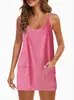 2026 Verano Transfronterizo Europeo y Americano para Mujer Amazon Top Camisola Mono Conjunto Casual