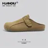 Zapatos Birkenstock Universales para Hombre 2026 Nuevo Verano Exteriores sin Cierre Oficina Casual Perezosos de Punta Cerrada Zapatos de Medio Calce
