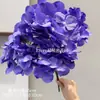 Flor Artificial 5 Cabeças Buquê Sem Folhas Hortênsia Parede de Flores para Casamento Decoração de Salão de Casamento Hortênsia de Seda Artificial Flor de Seda