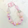 Nueva Cadena para Teléfono Móvil de Bolas de Pelo y Perlas Otoño e Invierno Cadena Colgante Exquisita de Muñeca para Teléfono Móvil Caja Sorpresa Llavero de Perlas Pintado a Mano Accesorios para Mujer